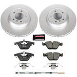 PowerStop CRK6055 - Power Stop 2011 BMW 335d Front Z23 Evolution Sport Coated Brake Kit