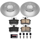 PowerStop CRK584 - Power Stop 96-01 Audi A4 Quattro Rear Z23 Evolution Sport Coated Brake Kit