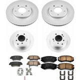 PowerStop CRK6303 - Power Stop 12-13 Kia Soul Front & Rear Z17 Evolution Geomet Coated Brake Kit