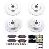PowerStop CRK6513 - Power Stop 13-19 Lexus GS350 Front & Rear Z17 Evolution Geomet Coated Brake Kit