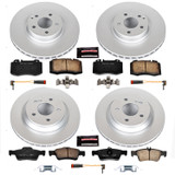 PowerStop CRK6751 - Power Stop 2003 Mercedes-Benz SL500 Front & Rear Z23 Evolution Sport Coated Brake Kit