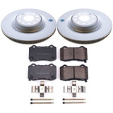 PowerStop CRK6799 - Power Stop 12-16 Tesla Model S Rear Z17 Evolution Geomet Coated Brake Kit