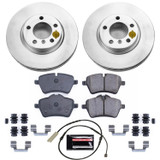 PowerStop CRK6665 - Power Stop 11-16 Mini Cooper Countryman Front Z23 Evolution Sport Coated Brake Kit