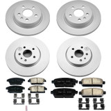 PowerStop CRK6995 - Power Stop 15-16 Chevrolet Trax Front & Rear Z17 Evolution Geomet Coated Brake Kit