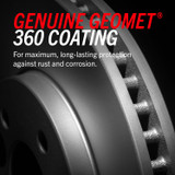 PowerStop CRK7322 - Power Stop 15-19 Ford Edge Front & Rear Z17 Evolution Geomet Coated Brake Kit