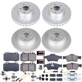 PowerStop CRK7764 - Power Stop 04-06 Mercedes-Benz E500 Front & Rear Z23 Evolution Sport Coated Brake Kit PowerStop CRK7764 - Power Stop 04-06 Mercedes-Benz E500 Front & Rear Z23 Evolution Sport Coated Brake Kit