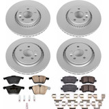 PowerStop CRK7637 - Power Stop 15-18 Volvo S60 Front & Rear Z23 Evolution Sport Coated Brake Kit