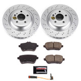 PowerStop CRK7859 - Power Stop 15-16 Mercedes-Benz SL400 Rear Z23 Evolution Sport Coated Brake Kit