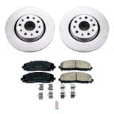 PowerStop CRK7940 - Power Stop 18-19 Jeep Wrangler Front Z17 Evolution Geomet Coated Brake Kit