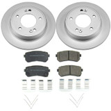 PowerStop CRK8277 - Power Stop 18-19 Hyundai Kona Rear Z17 Evolution Geomet Coated Brake Kit