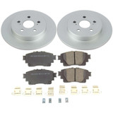 PowerStop CRK8336 - Power Stop 2019 Toyota Corolla Rear Z17 Evolution Geomet Coated Brake Kit