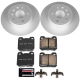 PowerStop CRK831 - Power Stop 99-03 Saab 9-3 Rear Z23 Evolution Sport Coated Brake Kit