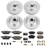 PowerStop CRK8354 - Power Stop 2019 Mercedes-Benz GLS550 Front & Rear Z23 Coated Brake Kit