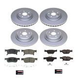 PowerStop CRK8518 - Power Stop 19-20 Subaru Ascent Front & Rear Z17 Coated Brake Kit