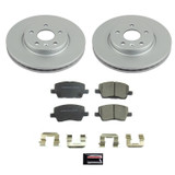 PowerStop CRK8635 - Power Stop 2020 Chevrolet Sonic Front Z17 Evolution Geomet Coated Brake Kit