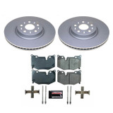 PowerStop CRK8531 - Power Stop 20-21 Chevrolet Corvette Rear Z17 Coated Brake Kit