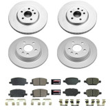 PowerStop CRK8505 - Power Stop 18-20 Buick Encore Front & Rear Z17 Evolution Geomet Coated Brake Kit