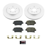 PowerStop CRK8487 - Power Stop 19-20 Cadillac XT4 Rear Z17 Evolution Geomet Coated Brake Kit