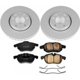 PowerStop CRK985 - Power Stop 03-11 Saab 9-3 Front Z23 Evolution Sport Coated Brake Kit
