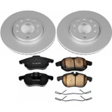 PowerStop CRK978 - Power Stop 03-11 Saab 9-3 Front Z23 Evolution Sport Coated Brake Kit