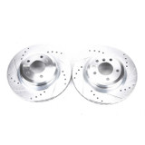PowerStop EBR1021XPR - Power Stop 2006 BMW 330i Rear Evolution Drilled & Slotted Rotors - Pair PowerStop EBR1021XPR - Power Stop 2006 BMW 330i Rear Evolution Drilled & Slotted Rotors - Pair
