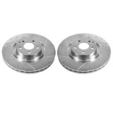 PowerStop EBR1265XPR - Power Stop 12-16 Mercedes-Benz C250 Front Evolution Drilled & Slotted Rotors - Pair