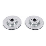PowerStop EBR1248XPR - Power Stop 2006 Mercedes-Benz CLS500 Front Evolution Drilled & Slotted Rotors - Pair PowerStop EBR1248XPR - Power Stop 2006 Mercedes-Benz CLS500 Front Evolution Drilled & Slotted Rotors - Pair