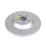 PowerStop EBR1602EVC - Power Stop 2017 Mercedes-Benz Maybach S550 Rear Evolution High Carbon Geomet Coated Rotor