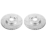 PowerStop EBR660XPR - Power Stop 00-03 Mercedes-Benz ML55 AMG Front Evolution Drilled & Slotted Rotors - Pair