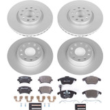 PowerStop ESK2757 - Power Stop 09-10 Volkswagen Tiguan Front & Rear Euro-Stop Brake Kit