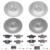 PowerStop ESK4511 - Power Stop 04-05 Mercedes-Benz E320 Front & Rear Euro-Stop Brake Kit