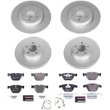 PowerStop ESK4479 - Power Stop 06-08 BMW 750i Front & Rear Euro-Stop Brake Kit