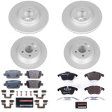 PowerStop ESK5610 - Power Stop 07-11 Volvo S80 Front & Rear Euro-Stop Brake Kit