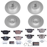 PowerStop ESK6063 - Power Stop 07-10 BMW X5 Front & Rear Euro-Stop Brake Kit