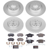 PowerStop ESK5802 - Power Stop 2011 Volkswagen Tiguan Front & Rear Euro-Stop Brake Kit