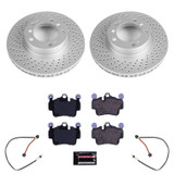 PowerStop ESK7195 - Power Stop 06-08 Porsche 911 Front Euro-Stop Brake Kit