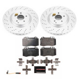PowerStop ESK6585 - Power Stop 03-06 Mercedes-Benz CLK500 Front Euro-Stop Brake Kit