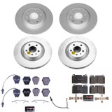 PowerStop ESK7096 - Power Stop 2013 Audi Q5 Front & Rear Euro-Stop Brake Kit