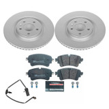 PowerStop ESK7431 - Power Stop 17-19 Audi A4 Rear Euro-Stop Brake Kit