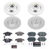 PowerStop ESK7537 - Power Stop 16-18 Audi Q3 Front & Rear Euro-Stop Brake Kit