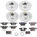 PowerStop ESK6853 - Power Stop 14-15 BMW 228i Front & Rear Euro-Stop Brake Kit