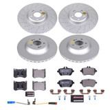 PowerStop ESK7853 - Power Stop 2017 Mercedes-Benz Maybach S550 Front & Rear Eurostop Brake Kit
