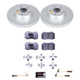 PowerStop ESK7770 - Power Stop 04-06 Mercedes-Benz E500 Front Euro-Stop Brake Kit