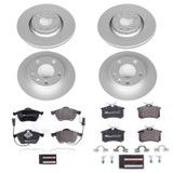 PowerStop ESK7919 - Power Stop 04-05 Audi A4 Quattro Front & Rear Euro-Stop Brake Kit