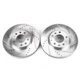PowerStop JBR1314XPR - Power Stop 07-12 Mazda CX-7 Front Evolution Drilled & Slotted Rotors - Pair PowerStop JBR1314XPR - Power Stop 07-12 Mazda CX-7 Front Evolution Drilled & Slotted Rotors - Pair