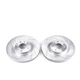PowerStop JBR1399XPR - Power Stop 07-15 Mazda CX-9 Front Evolution Drilled & Slotted Rotors - Pair PowerStop JBR1399XPR - Power Stop 07-15 Mazda CX-9 Front Evolution Drilled & Slotted Rotors - Pair
