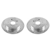PowerStop JBR1505XPR - Power Stop 07-13 Suzuki SX4 Rear Evolution Drilled & Slotted Rotors - Pair PowerStop JBR1505XPR - Power Stop 07-13 Suzuki SX4 Rear Evolution Drilled & Slotted Rotors - Pair