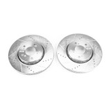PowerStop JBR1588XPR - Power Stop 14-19 Acura RLX Front Evolution Drilled & Slotted Rotors - Pair