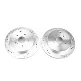 PowerStop JBR1543XPR - Power Stop 09-13 Suzuki Grand Vitara Rear Evolution Drilled & Slotted Rotors - Pair PowerStop JBR1543XPR - Power Stop 09-13 Suzuki Grand Vitara Rear Evolution Drilled & Slotted Rotors - Pair