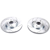 PowerStop JBR1724XPR - Power Stop 17-19 Fiat 124 Spider Front Evolution Drilled & Slotted Rotors - Pair PowerStop JBR1724XPR - Power Stop 17-19 Fiat 124 Spider Front Evolution Drilled & Slotted Rotors - Pair
